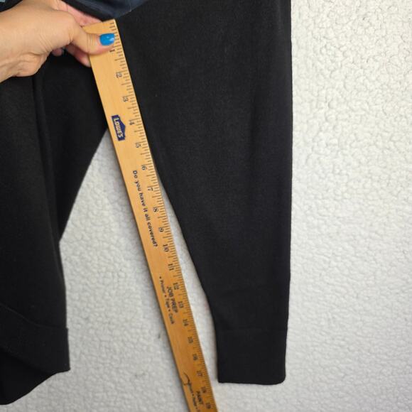 C Wonder SzL NWT Mixed media black Floral soft flowy Pullover Top Sweater Office - Picture 7 of 13